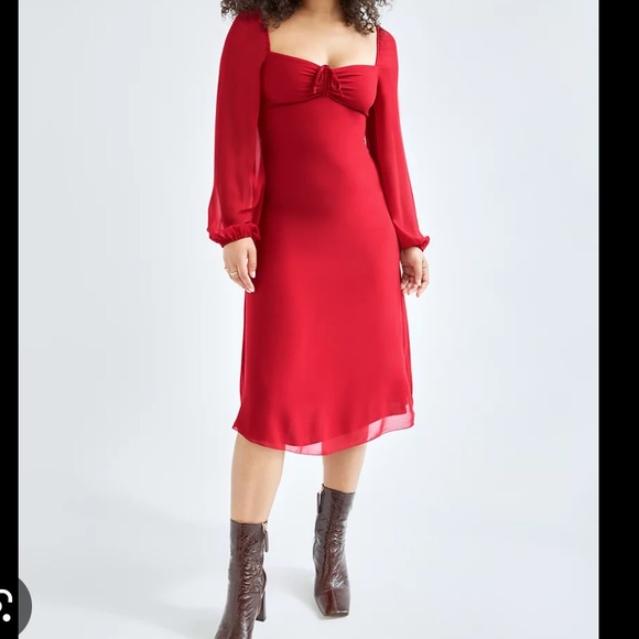 wilfred jacqueline dress epicurean brown NEW WITH TAGS - Picture 3 of 9